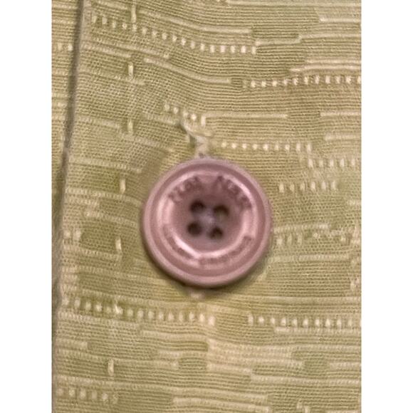 Medium Silk Nat Nast Short Sleeve Hawaiian Shirt Green Palm Trees - Picture 6 of 9